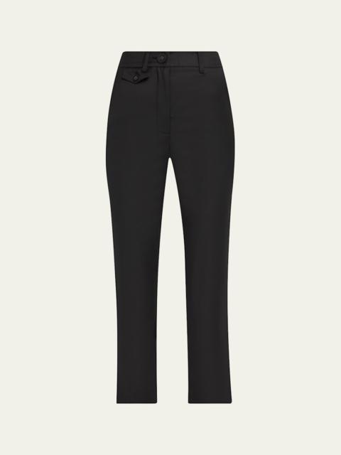 Juliette Slim-Straight Crop Pants