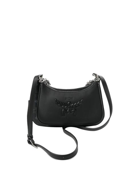 Aren embossed chain clutch bag