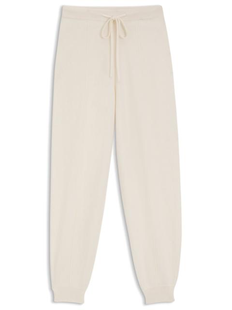 CASHMERE TRACKSUIT BOTTOMS WITH CUFFED HEMS