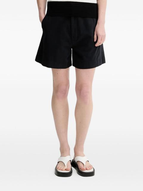 belt loops-detail shorts