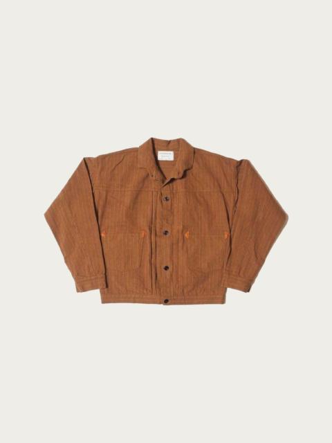 2214 Heavy Leather Bound Blouse - Duck Stripe