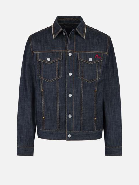 Classic Regular Fit Raw Denim Jacket