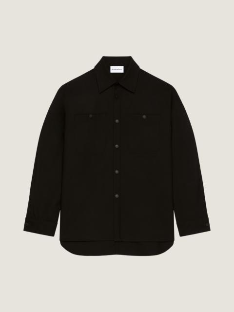 COUTURE SEAM OVERSHIRT IN FLANNEL