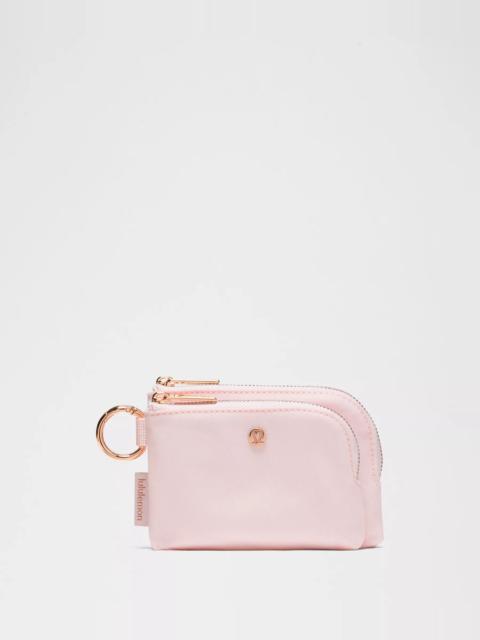 Double Zip Clippable Card Pouch