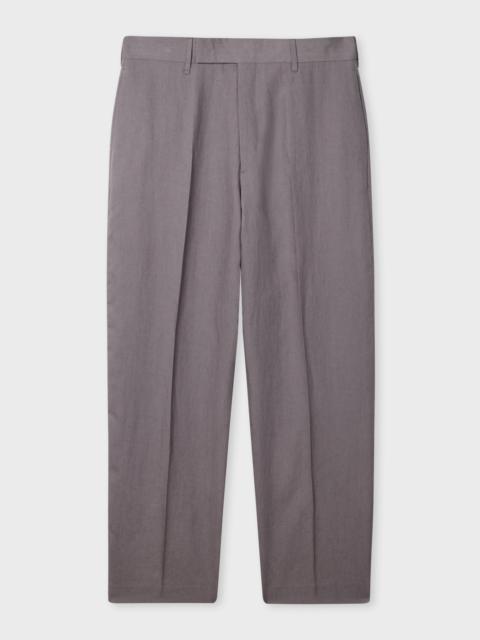 Mauve Linen Trousers