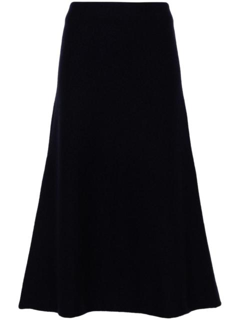 A-line midi skirt