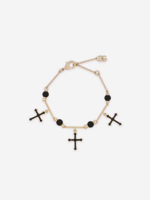 Bracelet with cross charms