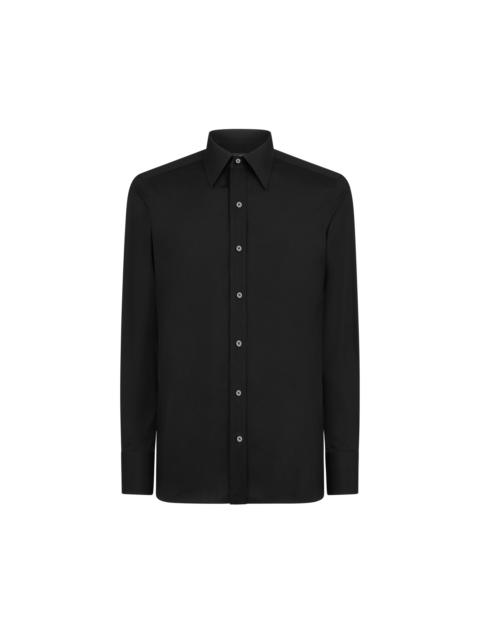 CREPE SATIN SLIM FIT SHIRT