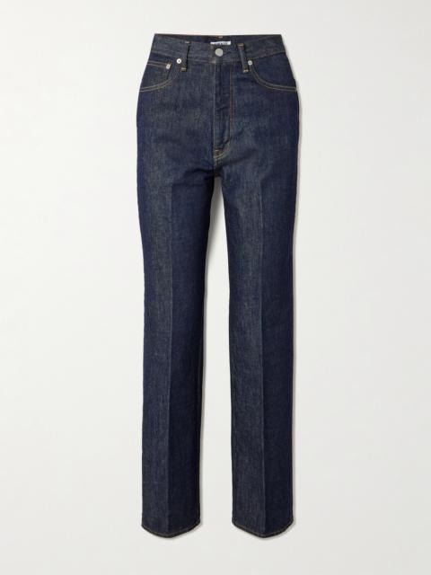 High-rise Straight-leg Jeans