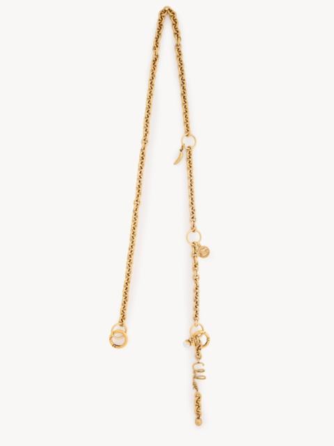 CHLOÉ ICONS STRAP IN METAL