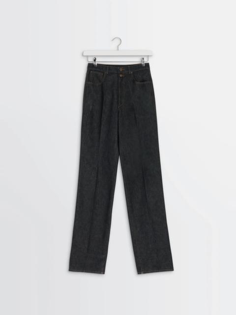 HIGH WAISTED STRAIGHT PANTS