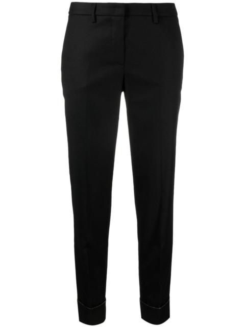cropped tailored trousers
