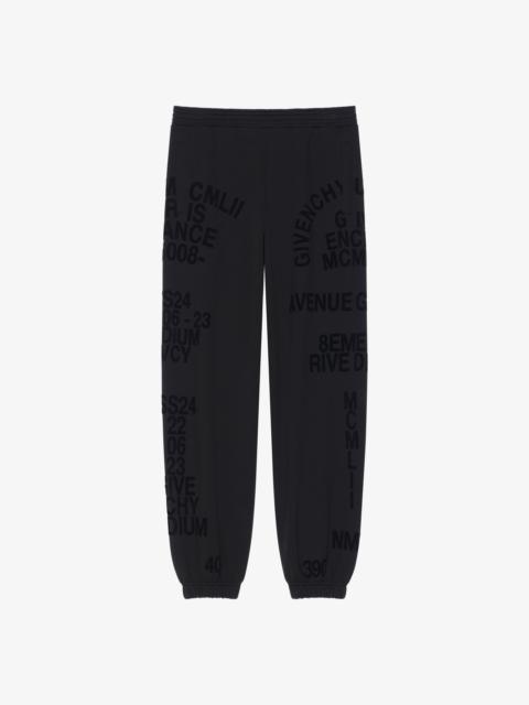 GIVENCHY JOGGER PANTS IN FLEECE