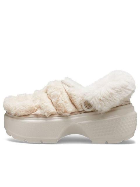 (WMNS) Crocs Stomp Quilted Clogs 'Stucco' 208938-160