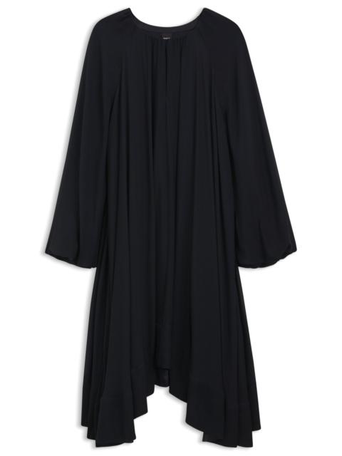 TWO-LAYERED REGULAR-FIT DRESS IN SILK CHIFFON