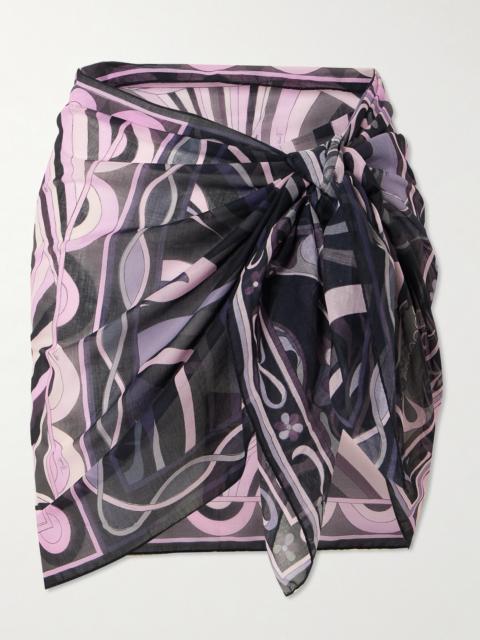 Printed Cotton-voile Pareo
