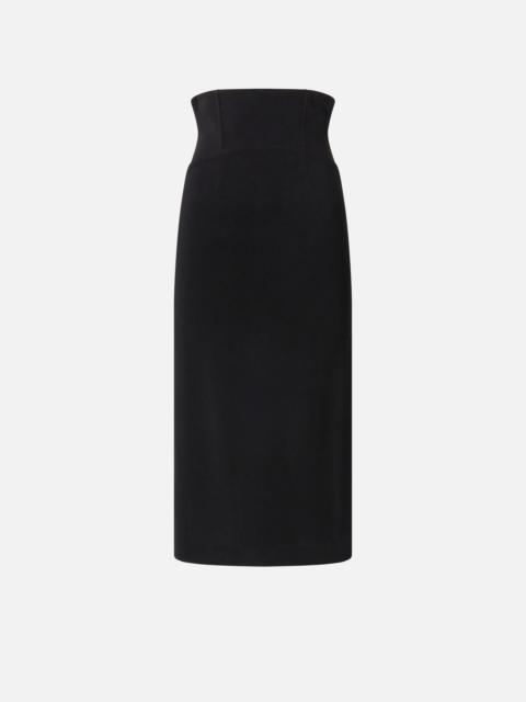 MIDI SKIRT WITH BODICE WAIST