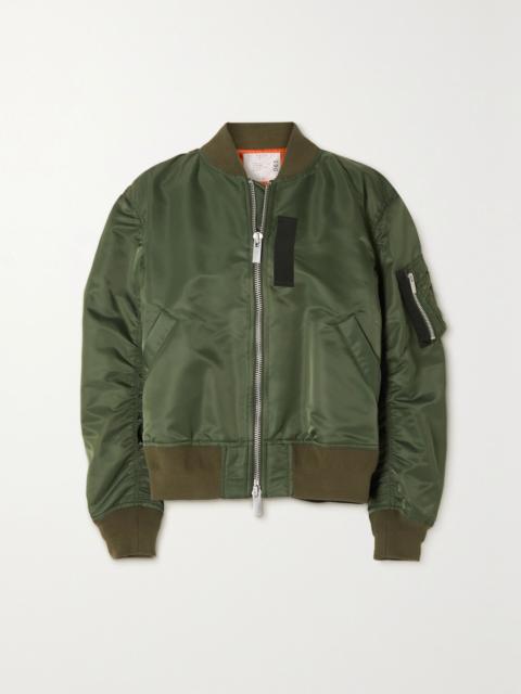 Shell bomber jacket Army green