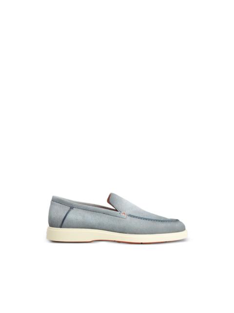 stitch-detail loafers