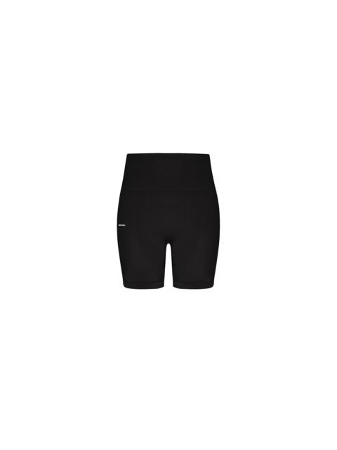 Womens Plant-Stretch Compressive Shorts - Black