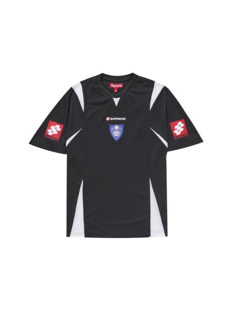Crest Soccer Jersey Black
