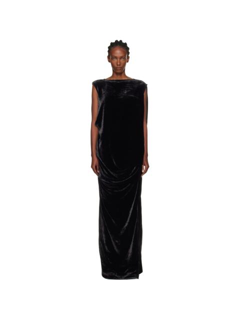 Black Concordians Nouveau Maxi Dress