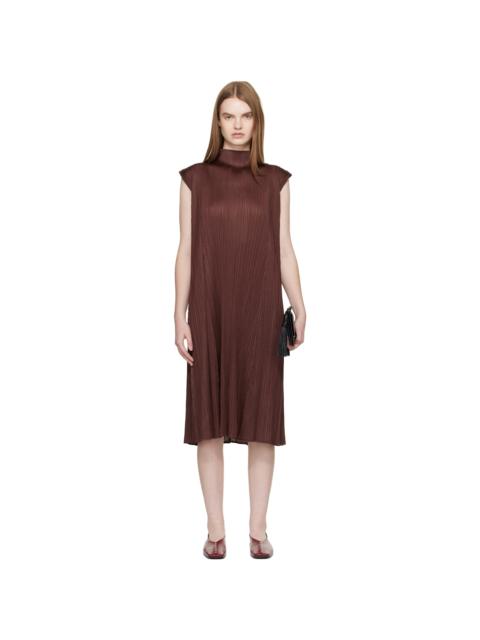 Brown Monthly Colors November Midi Dress