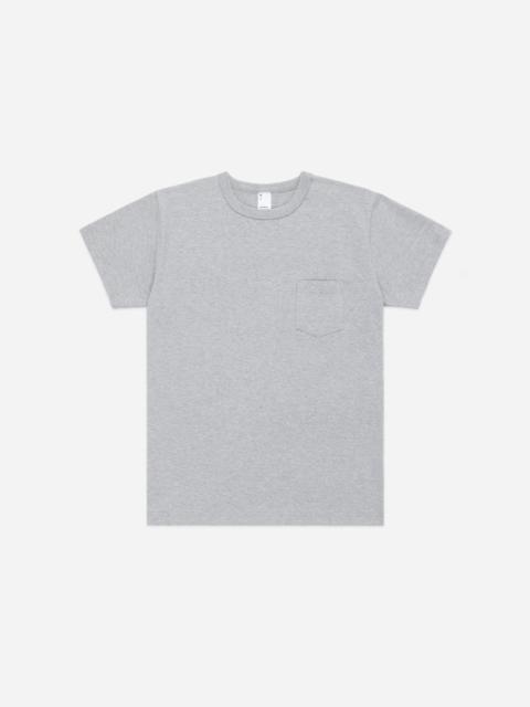 Heavyweight Pocket T-Shirt - Heather Grey (2 Pack)