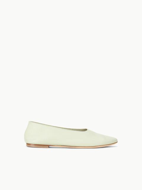 STAUD ALBA BALLET FLAT PALE JADE