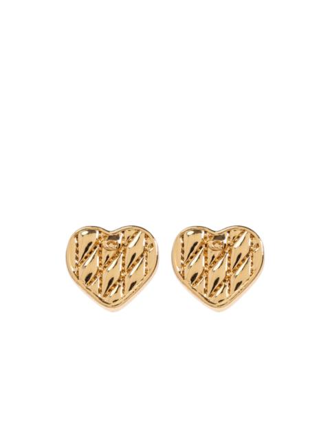 heart-shaped earrings