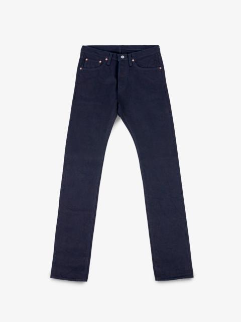 IH-555S-14II 14OZ SELVEDGE DENIM SLIM CUT JEANS - INDIGO/INDIGO
