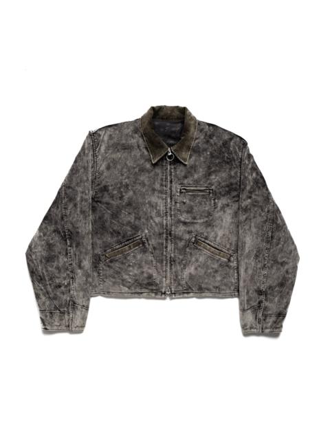 Velveteen HUNTER Drizzler JKT (Dirty Dyed) - Black