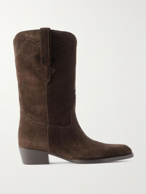 Hilda suede ankle boots Dark brown