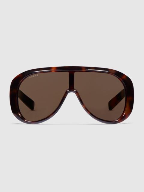 Rectangular frame sunglasses