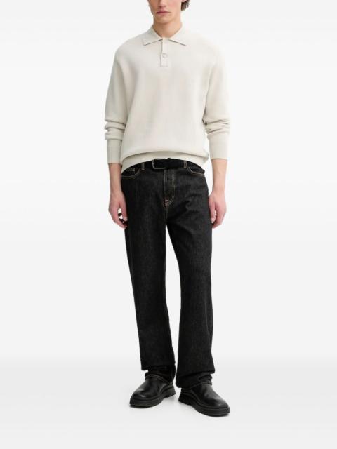 Sanino polo-neck knitted sweater