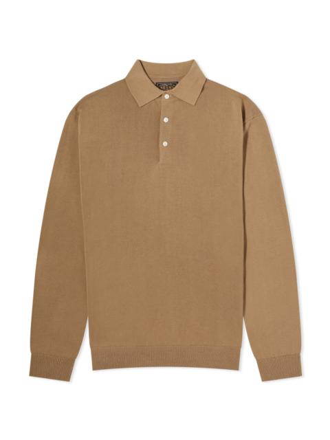 Beams Plus 12g Knit Long Sleeve Polo