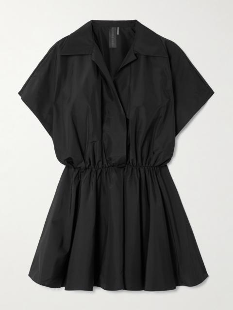 Super Gathered Habotai Mini Dress