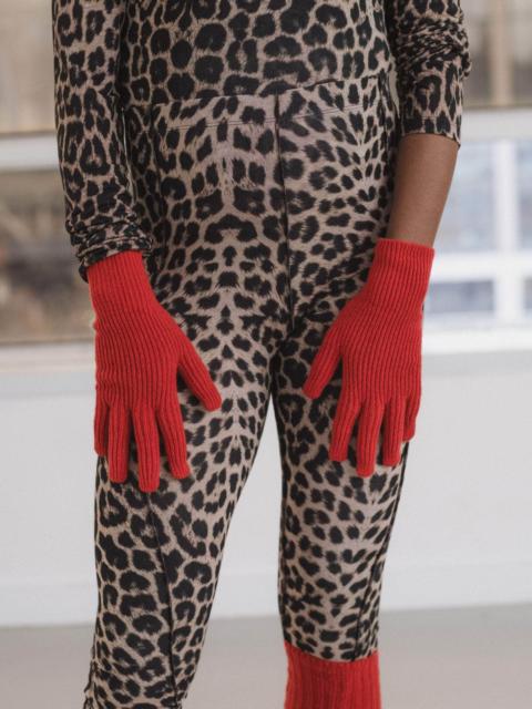 Ribbed Gloves - Recycled Cashmere Rib