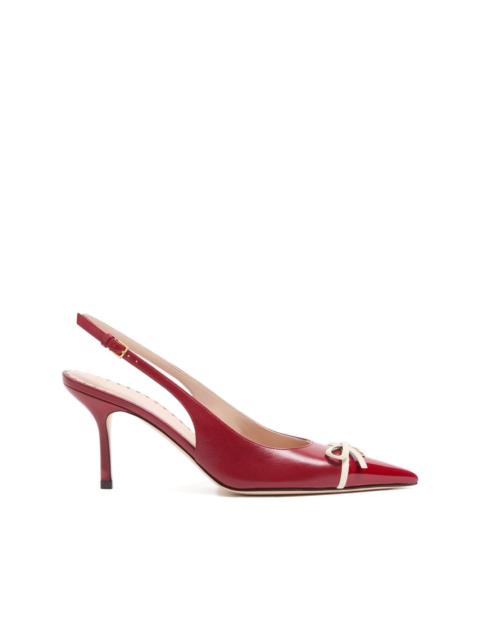80mm Bepointy VLogo slingback pumps