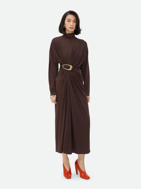 Crepe Viscose Jersey Dress