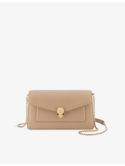 Serpenti Forever Small Leather Shoulder Bag