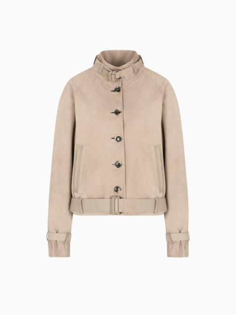 ASV CALFSKIN NUBUCK BLOUSON