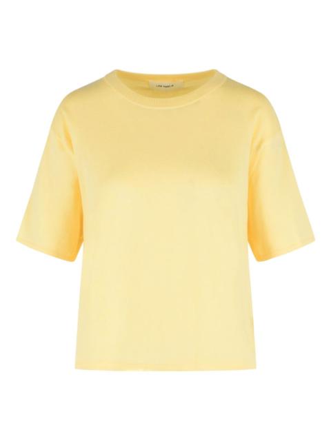 ribbed dropped-shoulder T-shirt
