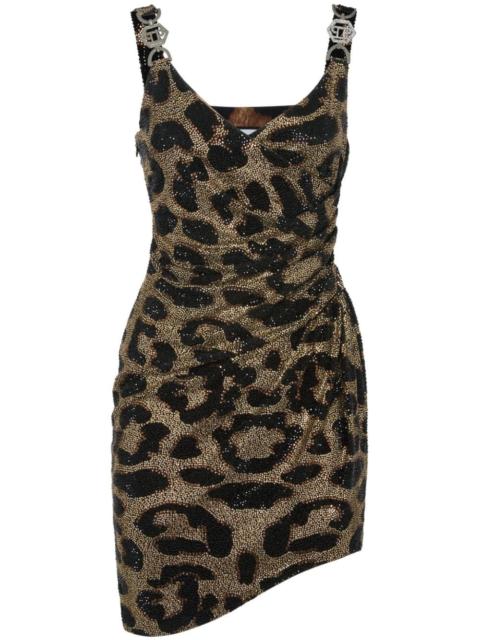 leopard mini dress