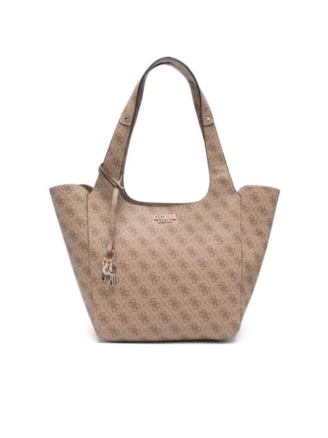 logo-plaque tote bag