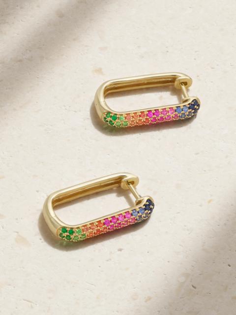 14-karat Gold Sapphire Earrings