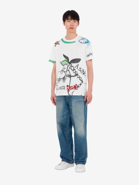 PRINTED ORGANIC COTTON JERSEY T-SHIRT