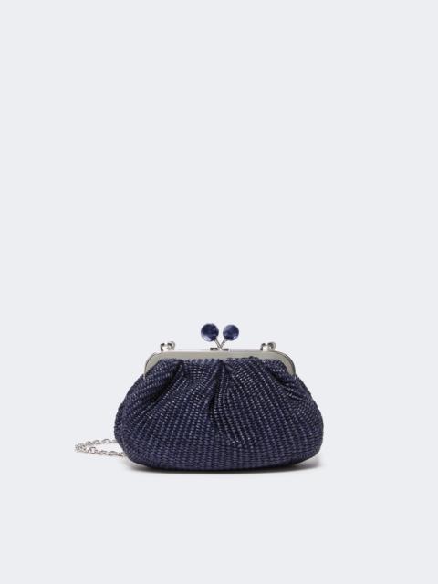 Small raffia-effect Pasticcino Bag - ULTRAMARINE