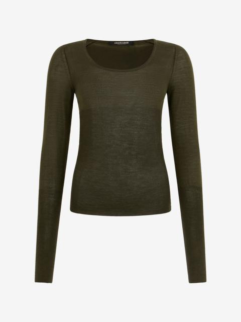 Green Long Sleeve Knit Top