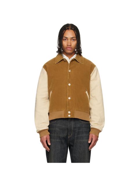 Tan 'The Homecoming Varsity' Jacket
